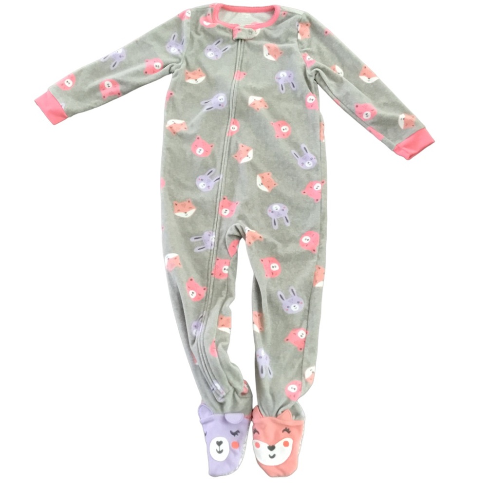 Adorable Carter’s Gray Footed Pajamas Size 4T